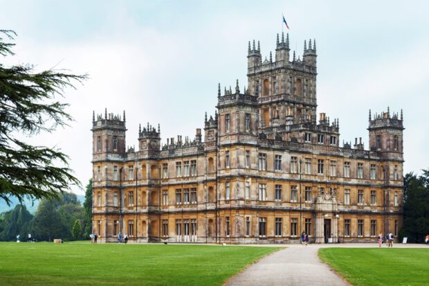 Highclere Castle, an example of a heritage site.